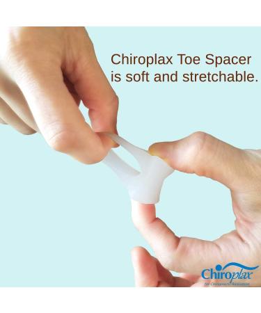 Chiroplax Gel Toe Spacers Separators - Bunion Relief & Toe Straightener - 6 Pack (Regular Size, Beige) - Buy Online on GoSupps.com