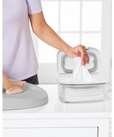 Skip Hop Wipes Dispenser  Nursery Style  Clear/White Wipes Holder - Buy Online on GoSupps.com
