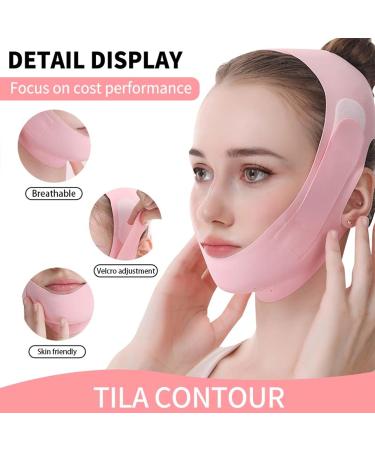 Buy Reusable V-Band Face Mask for Women - Comfortable Adjustable Pink V-Line Mask - Breathable & Stylish - Buy Online on GoSupps.com
