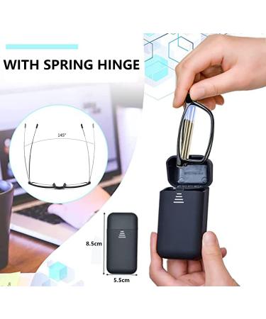 Buy Hubeye Foldable Reading Glasses for Men & Women - Blue Light Filter 2 Pairs with Hard Case 2.0 Diopters - Stylish & Portable - Buy Online on GoSupps.com
