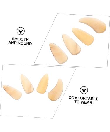 8 Pcs Guzheng nail pieces guzheng nails small guitar pick punch guzheng practice tools kids guitar picks guzheng prelectrum pipa child horns protection erhu musical instrument 2.7X1.2X0.1CM Yellow - Buy Online on GoSupps.com