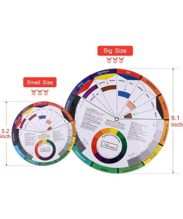 Pocket Color Wheel & Mixing Guide for Art Class & Makeup Blending | Color Mixing Tool for Artists and Students - Buy Online on GoSupps.com