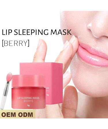 Hydrating Lip Masks Overnight | Long-Lasting Lip Moisturizer & Care Set with Brush | Best Lip Balm for Dry Lips - Buy Online on GoSupps.com