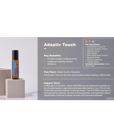 doTERRA Adaptiv Touch Calming Blend 10 mL - Buy Online on GoSupps.com