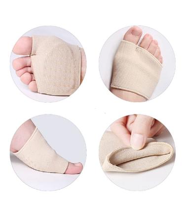 Metatarsal Pads for Bunions & Foot Pain Relief - Cushioned Forefoot Sleeves for Calluses Blisters & Morton s Neuroma - 1 Pair Light Yellow - Buy Online on GoSupps.com