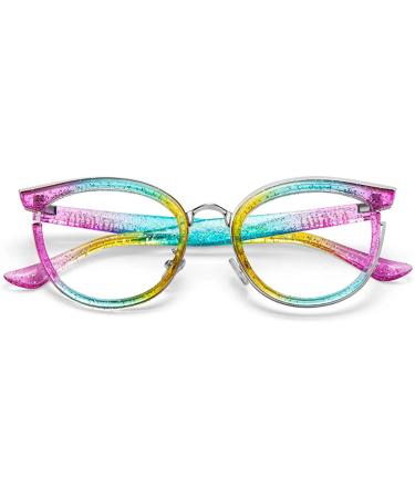 Hoyee Blue Light Blocking Glasses for Women and Men - Computer Gaming Rainbowcateye Design - Buy Online on GoSupps.com