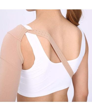 Lymphedema Armsleeve 20-30 mmHg Firm Compression Sand Medium - Manage Edema Swelling Post Mastectomy - Comfortable Fabric - Size Small - Buy Online on GoSupps.com