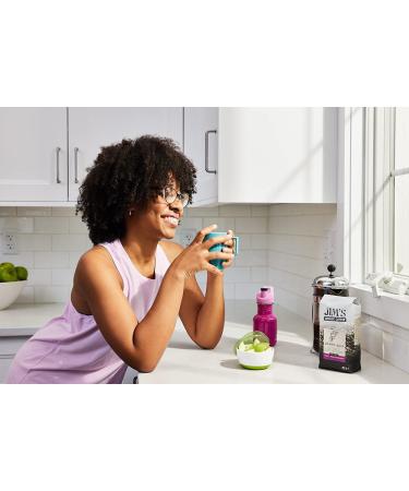 Jim's Organic Coffee - Jo-Jo's Java Blend, MediumLight Roast, Whole Bean, 5 lb Bulk Bag - Buy Online on GoSupps.com