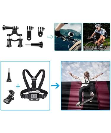 Taimeimao Adjustable Chest Strap Bracket for Action Cameras - Compatible Actioncam Accessories Kit - Buy Online on GoSupps.com