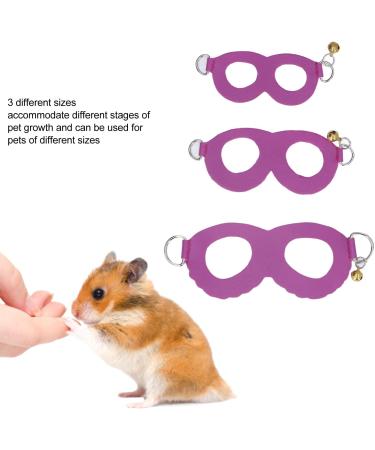 Shop Asixxsix Purple Dishwear & Leash Set for Hamsters Guinea Pigs & Ferrets - 3 Sizes Synthetic Leather Crockery & Nylon Line - Buy Online on GoSupps.com