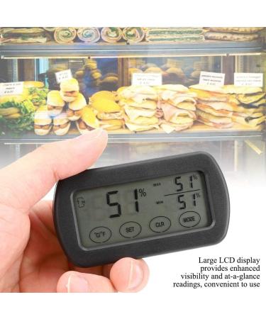 RESTOKKI Mini Hygrometer - Indoor Air Moisture Meter & LCD Touch Thermometer for Accurate Temperature Detection - Buy Online on GoSupps.com