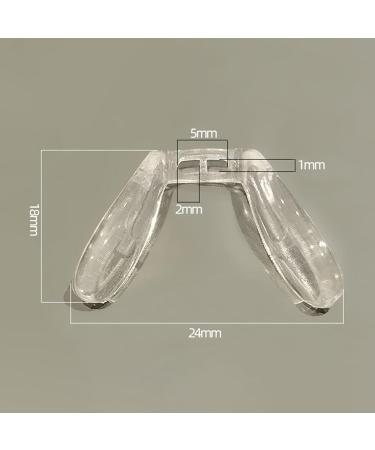 Colcolo Eyeglass Saddle Bridge Silicone Nose Pad - U Shape Holder for Eyeglasses | Small Size Comfortable Fit - Buy Online on GoSupps.com