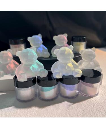 Paillettes pour ongles en r sine poxy - Transparentes - Pigment chrom - Pour manucure - Buy Online on GoSupps.com