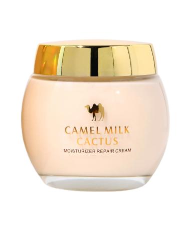Camel Milk Cactus Moisturizing Repair Cream Anti Wrinkle Moisturizer Face Cream for Dry & Combination Skin Anti Aging Dark Spot Remover for Face Firms & Nourishes Fast-absorbing | 130g/4.586oz