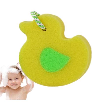 Shower Sponge | Animal Shape Bath Scrubber - Cute Scrubber Bathing Sponge for Bathroom Men Women Body Cleansing Supplies Duck - Buy Online on GoSupps.com