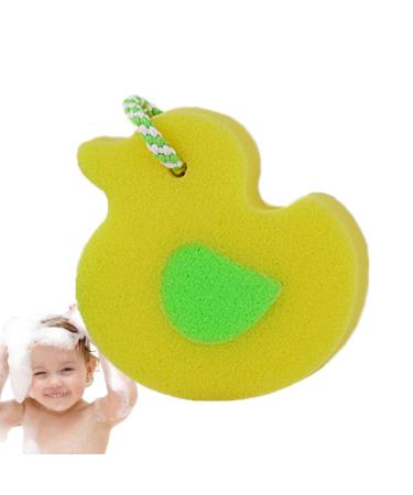 Shower Sponge | Animal Shape Bath Scrubber - Bathing Sponge Cute Scrubber for Kids and Adults Cleaning Bathing Accessories Duck