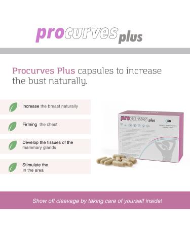 Natural Breast Enhancement - PACK Procurves Capsules & Cream for International Shipping - Buy Online on GoSupps.com