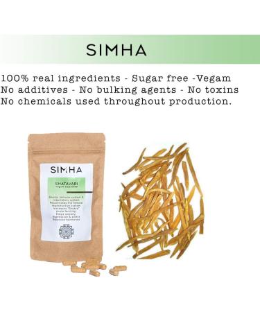 SIMHA Shatavari - Women Health Supplement - Balance Hormones - Adaptogenic (120 Capsules) - Buy Online on GoSupps.com