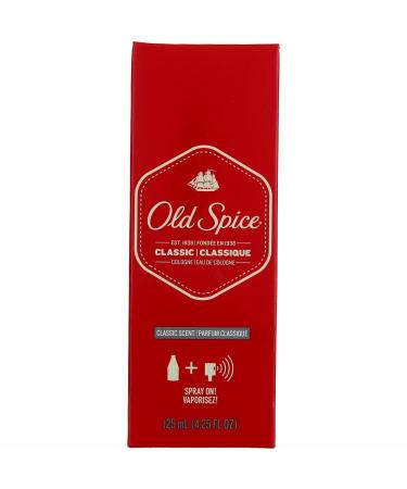 Old Spice Classic Cologne Spray 4.25 oz (Pack of 12) Old Spice Classic 4.25 Fl Oz (Pack of 1)