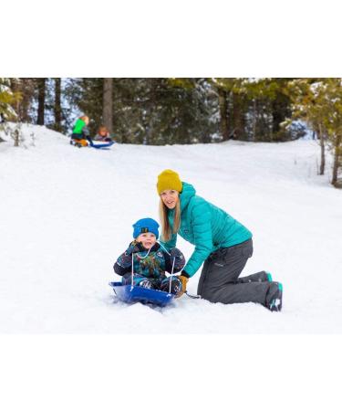 Lucky Bums Kids Plastic Snow Sled Toboggan in Red - Sledding Fun for Children - Buy Online on GoSupps.com