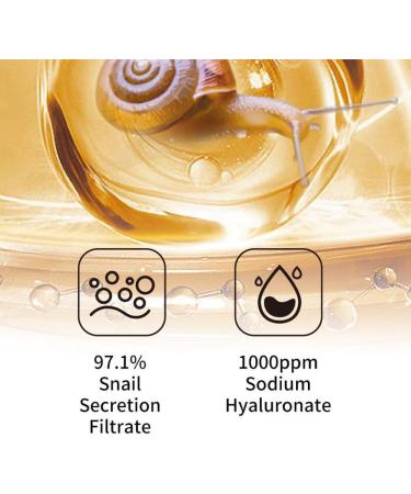 Snail Mucin Essence Snail Repair Face Serum Niacinamide Serum Snail Facial Serum Snail Hydrating Serums Snail Hyaluronic Acid Essence Face Skin Care Snail Essence Improve Dull Skin Essence 100ML - Buy Online on GoSupps.com