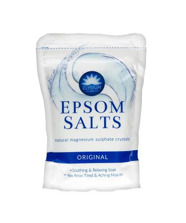 Elysium Spa Epsom Bath Salts Natural Magnesium Sulphate Perfume Purify Relax Unwind 450g (Original)