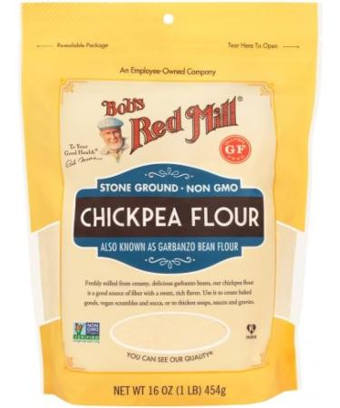 Bobs Red Mill Large Flake Nutritional Yeast 142 grams & Bob's Red Mill Chickpea Flour (Garbanzo Bean Flour) 454 Grams Flake Nutritional Yeast + Chickpea Flour - Buy Online on GoSupps.com