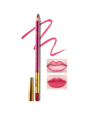 Boobeen Lip Liners Pencil Long Lasting Lip Liner Natural Lip Makeup Non-stick Nude Matte Lip Pencil Velvet Easy Color Lipstick Pencil Smooth Waterproof Red Lipliner C-01