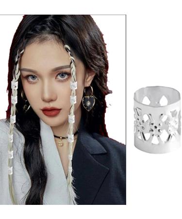 Aluminum Dread Locks 30 Pcs Aluminum Dreadlocks Metal Cuffs Dreadlocks Accessories Dreadlocks Woven Hair Accessories Silver - Buy Online on GoSupps.com