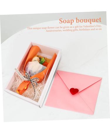 Beaupretty 3 Sets Rose Bouquet Box Wedding Decorations Soap Ornament Decor Dry Flowers for Decoration Bride Bouquet Decorative Rose Birthday Bouquet Bouquets Roses - Buy Online on GoSupps.com