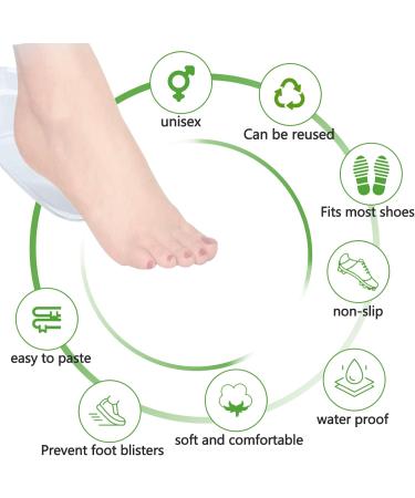 Rainmae 18-Piece Heel Cushion Set | Anti-Slip Gel Insole Pads for High Heels | Comfort & Support for All-Day Wear - Buy Online on GoSupps.com