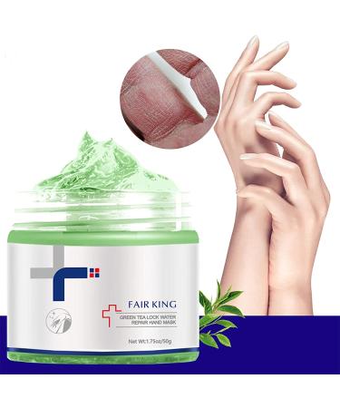 Surorain Green Tea Hand Mask 50g - Moisturizing Peel Off Wax for Hydrating & Exfoliating Skin - Buy Online on GoSupps.com