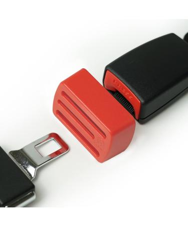Ganen Car Belt Lock Buckle Guard | Prevent Children from Opening Seatbelt | Secure Car Seat Beltlock | Red Keychain Included - Buy Online on GoSupps.com