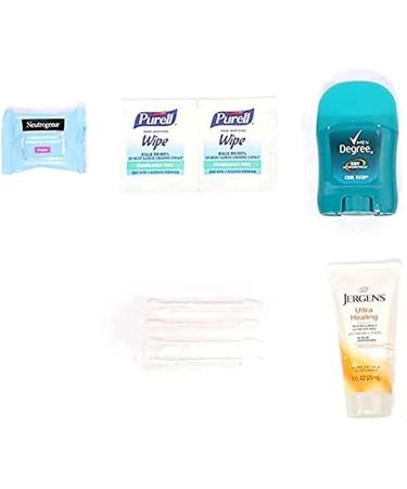 Premium Toiletry Travel Kit - 20 Piece Set for Quality Personal Care | TSA Approved Hygiene Essentials Bag for Unisex Travelers - Buy Online on GoSupps.com
