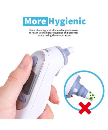 500 Count Disposable Ear Thermometer Covers for Braun & Digital Thermometers - Buy Online on GoSupps.com