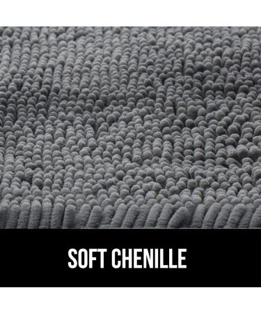 Gorilla Grip Shag Chenille Bathroom Toilet Lid Cover  Machine Wash  Ultra Soft Plush Seat Covers  Large Fabric Covers  19.5x18.5  Fits Standard Toilet Lids  Bath Room Accessories and Decor  Gray 18.5" x 19.5" Gray - Buy Online on GoSupps.com