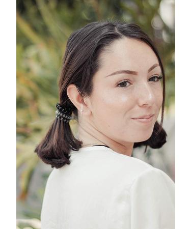 Kitsch Hair Coils - Brunette Hair Ties (4 Pieces) | Stylish & Non-Damaging Hold - Buy Online on GoSupps.com