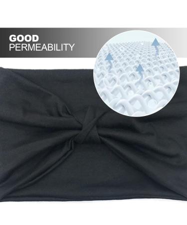 Tshaoun 4-Piece Breathable Hair Bands for Women - Elastic Hair Ties in 4 Colors for Yoga Running and Daily Use - Buy Online on GoSupps.com