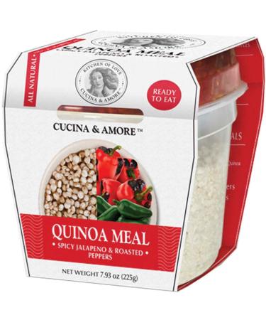 Cucina & Amore Quinoa Meal Spicy Jalapeno and Roasted Peppers, 7.9 oz Spicy Jalapeno and Roasted Peppers 7.9 Ounce