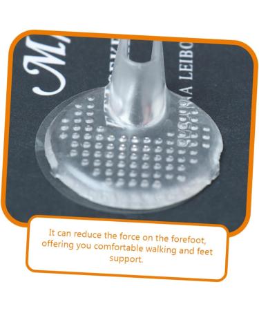 Didiseaon 10 Pairs Summer Metatarsal Pads - Adhesive Foot Pad Inserts for Sandals & Flip-Flops | Comfortable PU Silicone Cushioning for All-Day Support - Buy Online on GoSupps.com