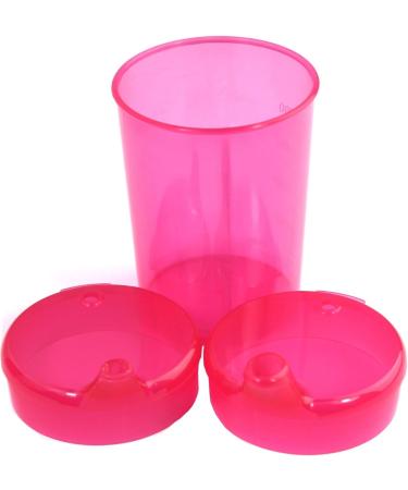Medi-Inn Beak Cup 250 ml Set - 5 Lower Parts & 10 Lids (Red) | International Shipping Available - Buy Online on GoSupps.com