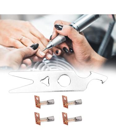 2 Pairs Nail Drill Handpiece Carbon Brush Wrench Set Nail Drill Handpiece Accessory Replacement Part for Home Nail Salon - Buy Online on GoSupps.com