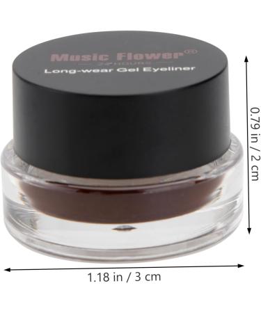 Beavorty 6 pcs brown eye shadow creme eyeshadows dark brown eyeshadow eyebrow gel cosmetic - Buy Online on GoSupps.com
