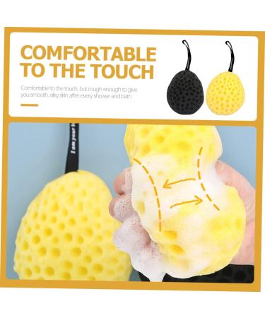 2pcs Honeycomb Bath Ball Sponges | Versatile Shower Sponges for Women & Men | Ideal for Bathing & Baby Care - Buy Online on GoSupps.com