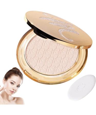 Pressed Powder - Oil Free Makeup Powder Foundation Golden Face Powder | Waterproof Long Lasting Face Powder Lightweight Loose Powder Leaves Skin Smooth and Clean Aezon Matte Bright Complexion - Buy Online on GoSupps.com