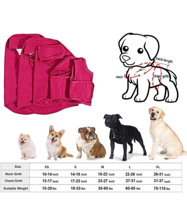 Beautyhe Anti-Stress Dog Coat - Calming Vest for Dogs Medical Recovery Shirt & Fear Jacket Gray Size 14 - Buy Online on GoSupps.com