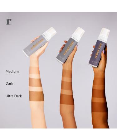 Rebel Tan Bundle: Self Tanner Foam with Vitamins A & E, Kakadu Plum Scent, Streak-free Tan - Natural & Organic | Includes 1 Nourishing Tanning Foam & Deluxe Velvet Mitt - Buy Online on GoSupps.com