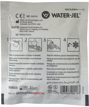 Water-Jel Burn Dressing 4 x 16 | Sterile | Rescue Essentials - Buy Online on GoSupps.com