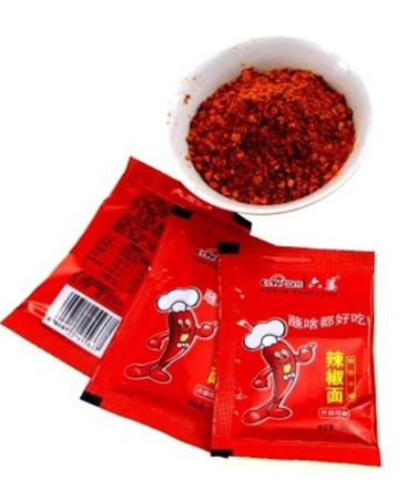 Helen Ousichuan Specialty: Liupo Chilli Powder Bag Packing Used for Hotpot or Chuanchuanxiang or Dip 100g/3.53oz/0.22lb (10g*10bags)