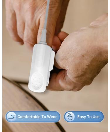 Pulsoximeter for Kids & Adults - Bluetooth Finger Oxygen Saturation Monitor with App | Accurate SpO2 & Heart Rate Measurement for Babies & Children - Buy Online on GoSupps.com